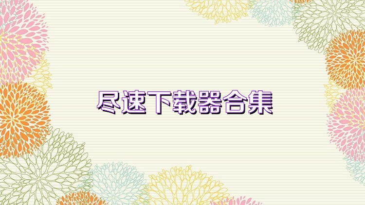 尽速下载器合集