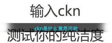 ckn的含义是什么