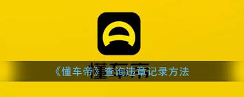 懂车帝如何查询车辆违章记录