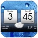 Digital clock weather