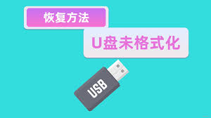 U盘出现要求格式化怎么办