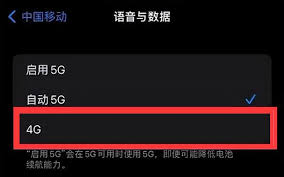 苹果15plus怎样设置4g与5g