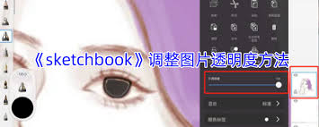 sketchbook如何调整透明度