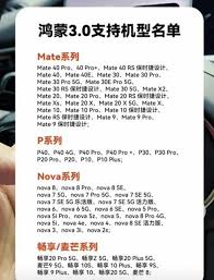 华为p30pro能否升级适配鸿蒙3.0系统