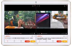 华为平板如何实现对半分屏