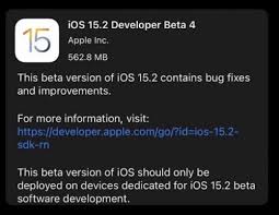 ios15.2beta4更新内容有哪些