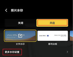 vivo拍照如何去掉自带水印