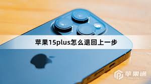 苹果15promax怎么退回上一步