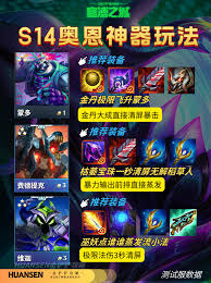 云顶之弈s14神器适配哪些英雄