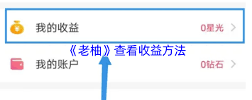 老柚如何查看收益