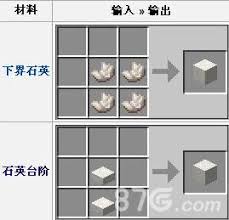 我的世界石英块制作方法