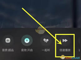 波点音乐怎么进行倍速播放