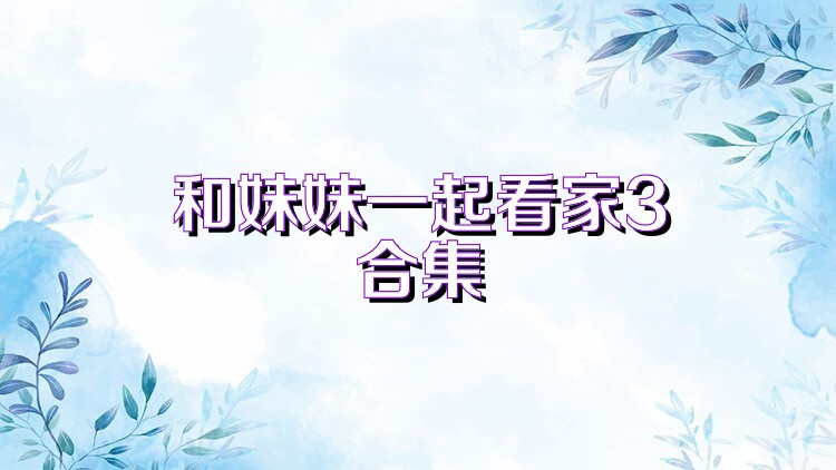 和妹妹一起看家3合集