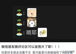 微信朋友圈评论怎么发图片
