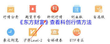 如何通过东方财富看科创行情