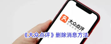 大众点评怎么删除消息