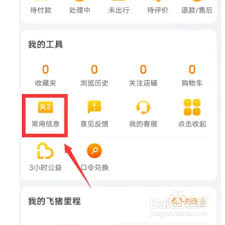 飞猪如何查看出行人信息