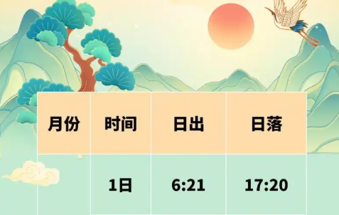 日出日落查询app推荐