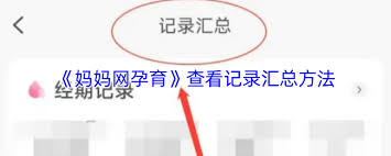 妈妈网孕育如何查看记录汇总