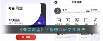 夸克网盘怎样下载BT种子