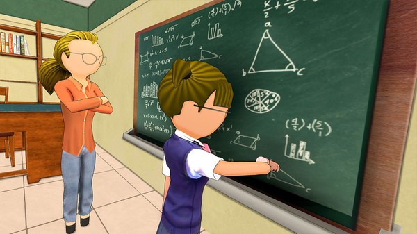 校园女孩火柴人手机版