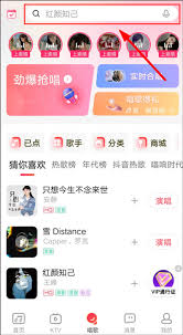 全民K歌怎么唱出红颜的字
