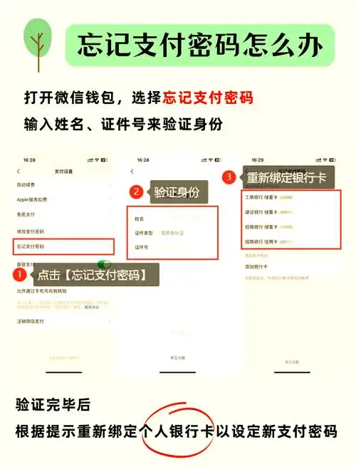 微信支付密码更改方法