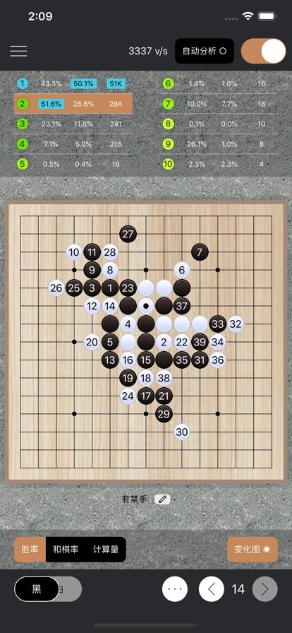 智子五子棋