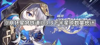 崩坏星穹铁道3.3下半星琼怎么统计