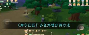摩尔庄园多色海螺