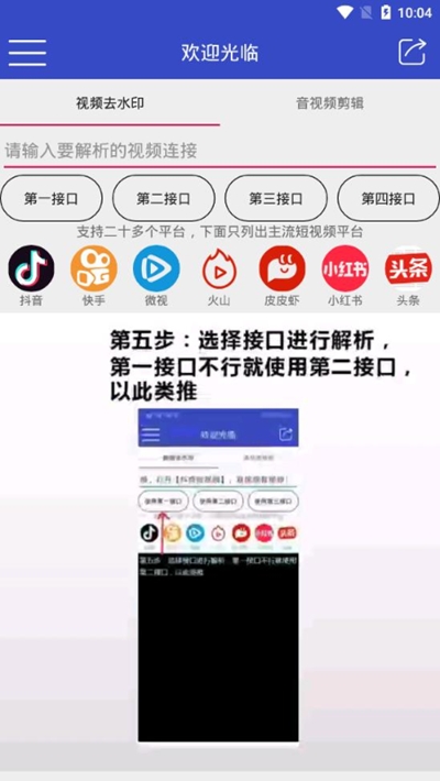 聚合短视频解析正式版