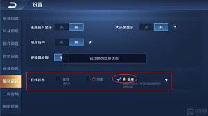 王者荣耀如何隐身上线