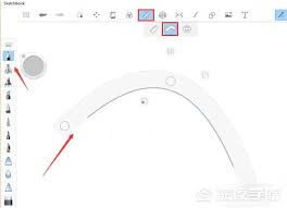 sketchbook如何画曲线