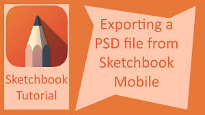 sketchbook如何导出psd