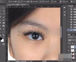 Photoshop教程：给人物添加自然眼睫毛步骤
