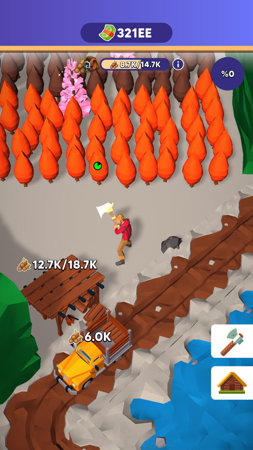 闲置伐木工人免费版