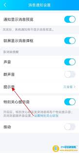 QQ消息提示音设置指南