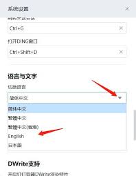 电脑版钉钉如何切换至中文版