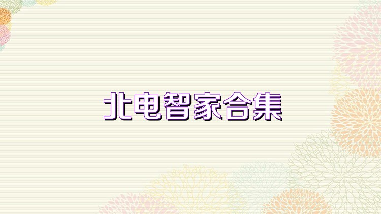 北电智家合集
