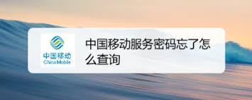 中国移动如何挂失手机号码