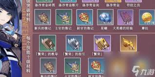 原神夜兰天赋升级需要哪些材料