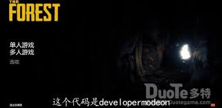 森林作弊码输入方法