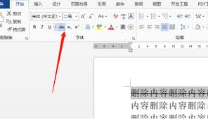 Word文档如何添加双删除线