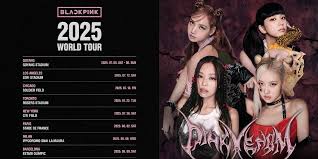 blackpink2025世巡演唱会时间表公布了吗