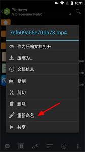 zarchiver如何修改文件后缀名