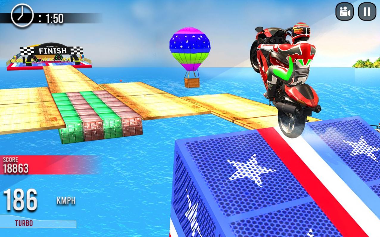 蜘蛛侠摩托车特技安卓版