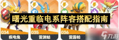 曙光重临电系阵容如何搭配